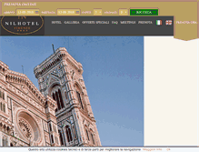 Tablet Screenshot of nilhotel.it
